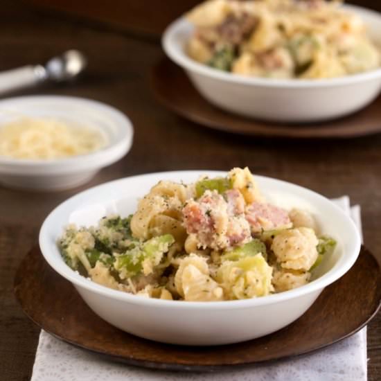 Ranch Ham & Cheese Pasta