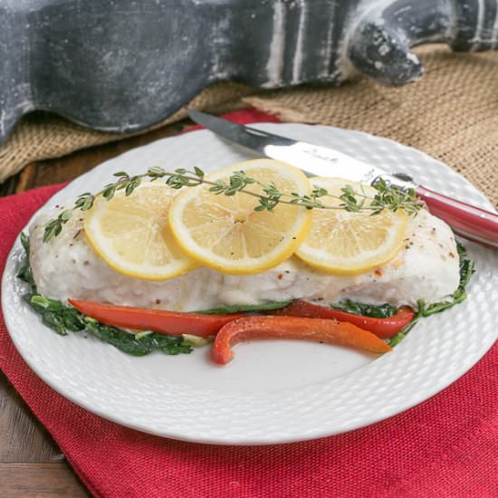 Halibut en Papillote