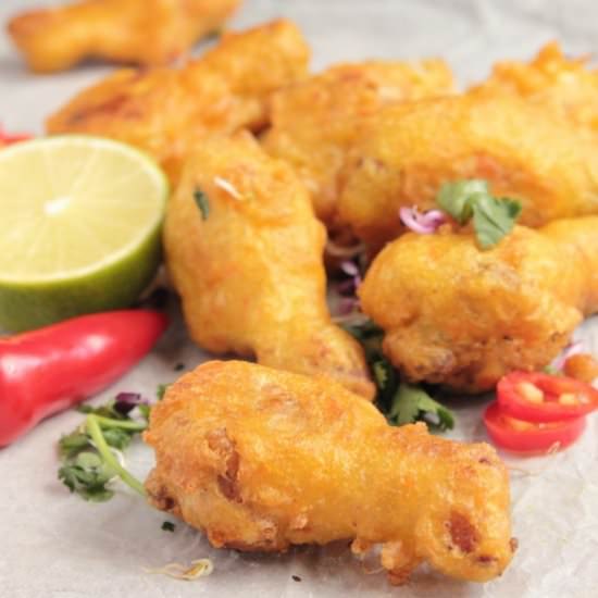 Crispy Turmeric Wings