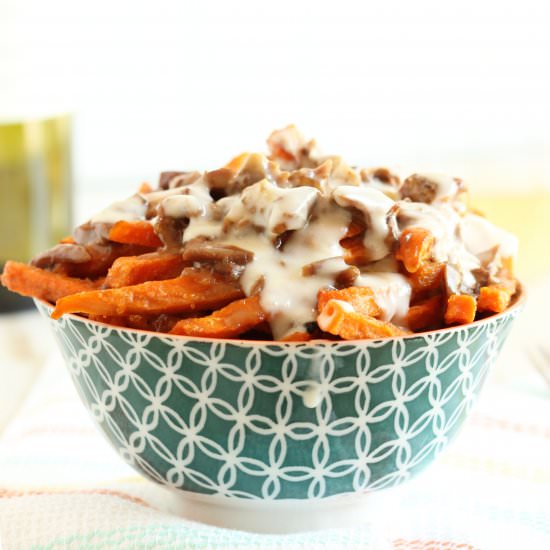 Duck Confit Sweet Potato Fries