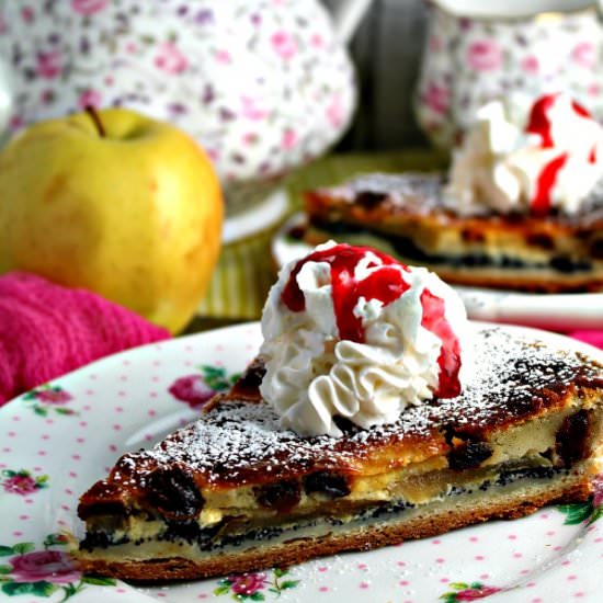 Caramelized Apple Custard Tart