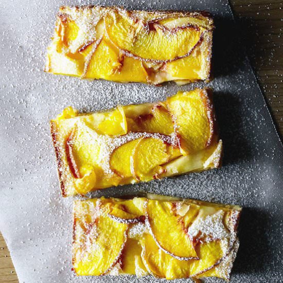 Peach Clafoutis