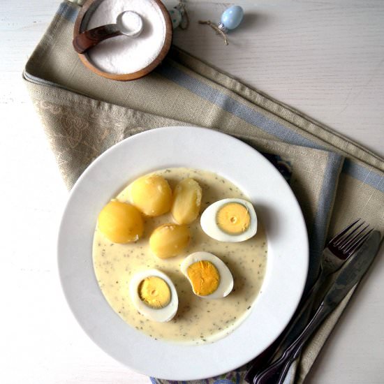 Eggs in Mustard Sauce