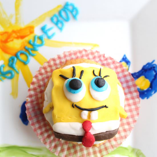 Spongebob Cupcakes