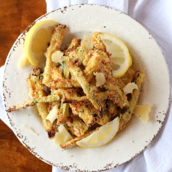 Baked Parmesan Zucchini Fries