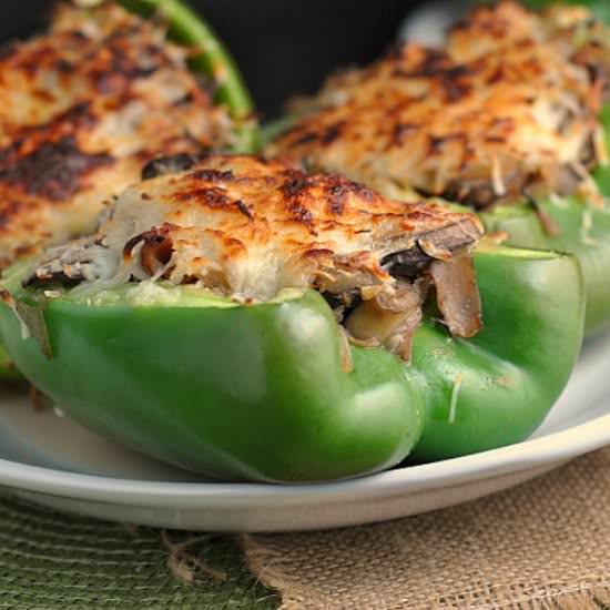 Philly Cheesesteak Stuffed Peppers