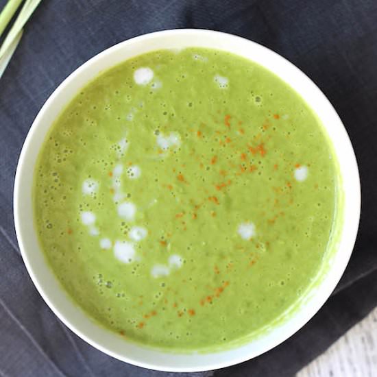 Thai Spring Pea Soup