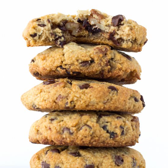 Chocolate Cherry Ginger Cookies
