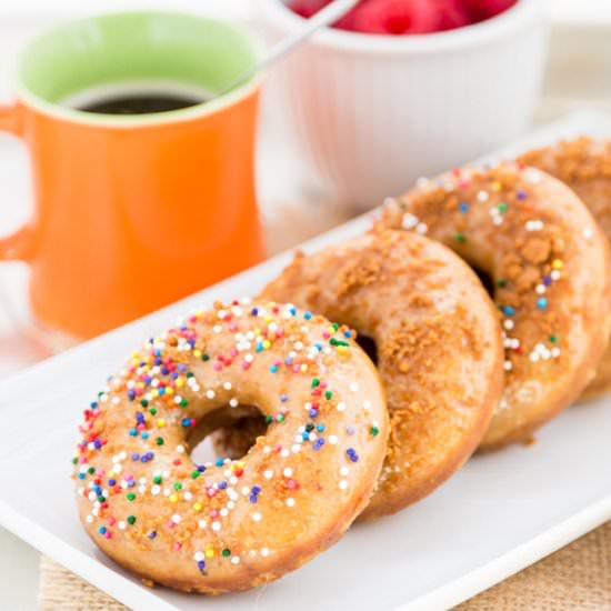 Vanilla Donuts Cookie Butter Glaze