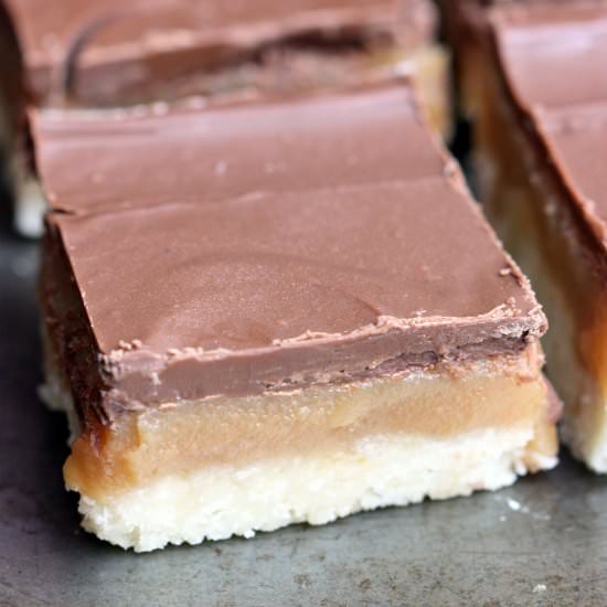 Homemade Twix Bars