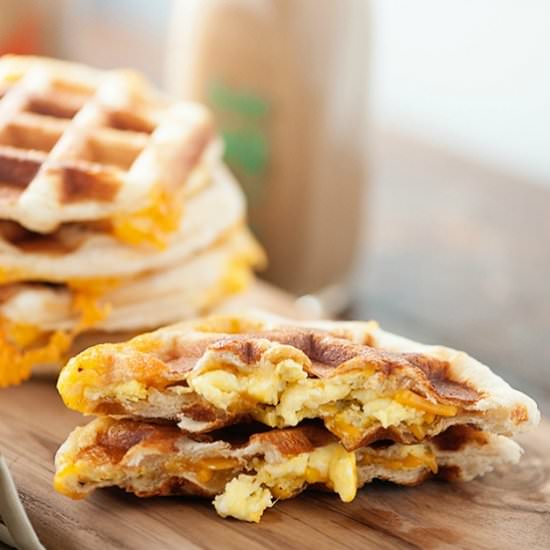 Stuffed Biscuit Waffles