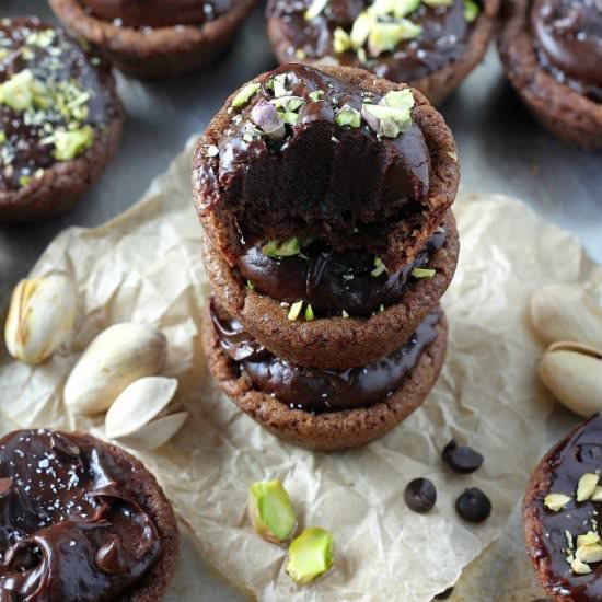 Nutella Fudge Cookie Cups