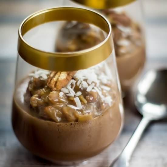 German Chocolate Pot de Creme
