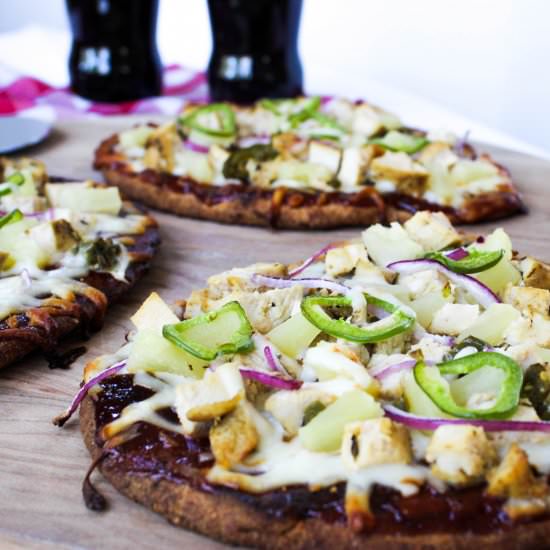 BBQ Jalapeno Chicken Flatbread