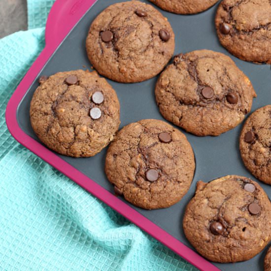 Chocolate Banana Muffins