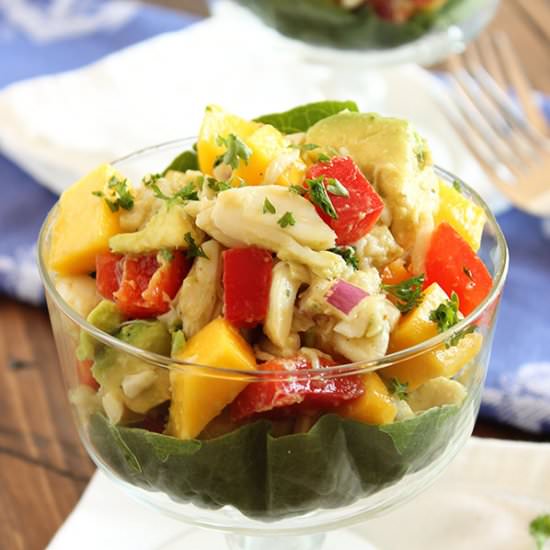 Mango Crab and Avocado Salad