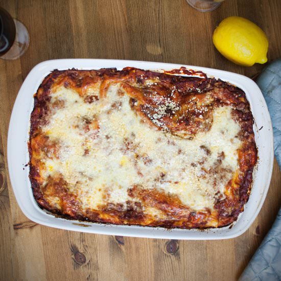 Lemon Basil Lasagna