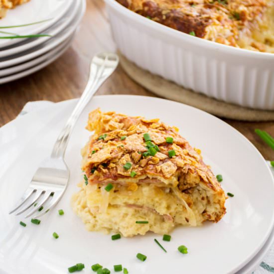 Ham & Gruyere Breakfast Strata