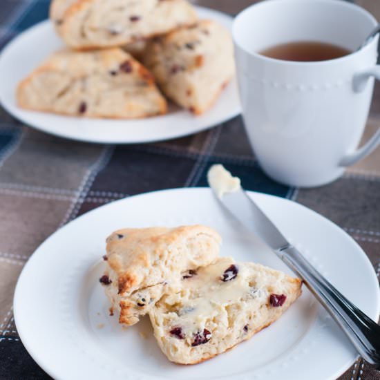 Cranberry Scones or Tea Biscuits