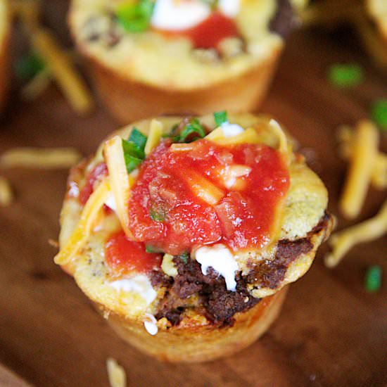 Taco Cornbread Muffins