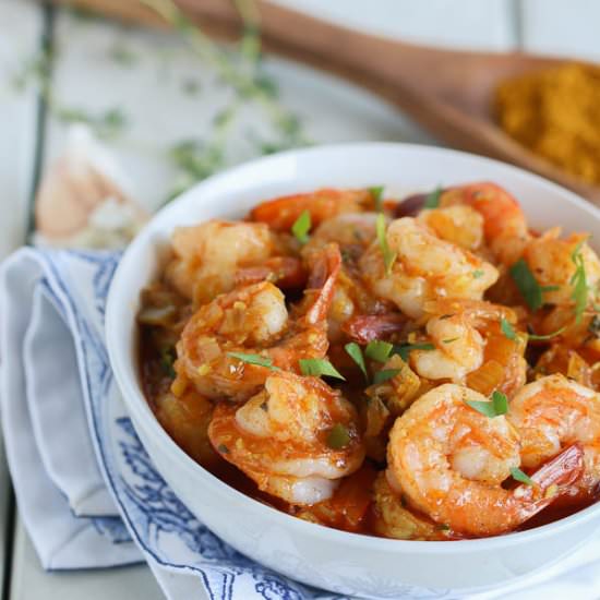 Caribbean Curried Shrimp