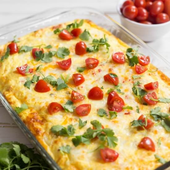 Cheesy Mexican Breakfast Casserole