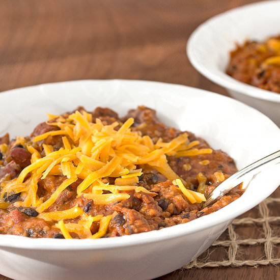 Smoky Black Bean Chili