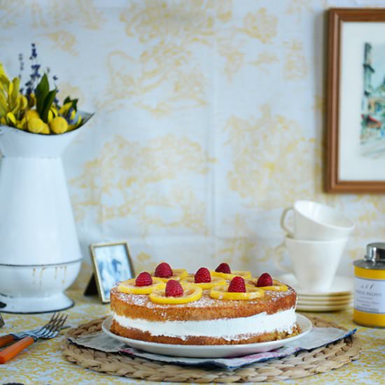 Whole Wheat Lemon Rosemary Cake