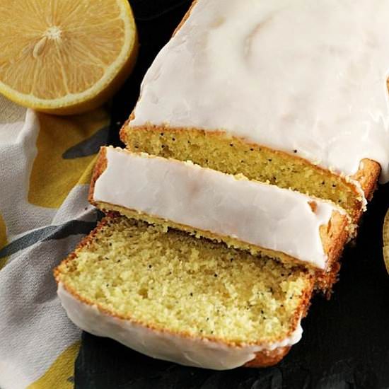 Glazed Lemon Poppy Seed Bread
