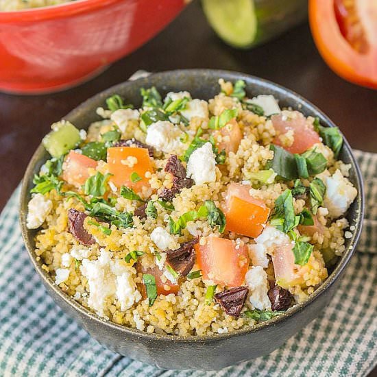 Healthy Greek Couscous Salad