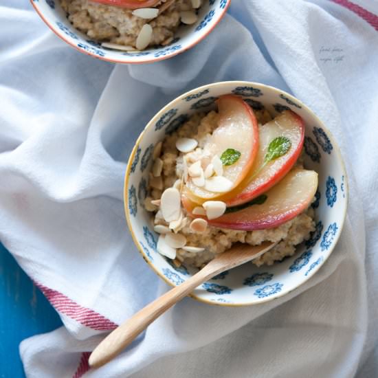 Sweet Millet with Apples and Sage