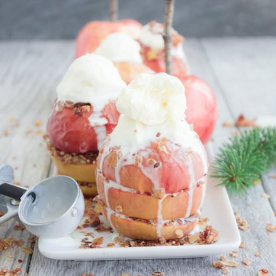 Granola Crunch Baked Apples