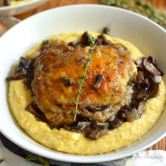 Chicken Thighs with Mushrooms