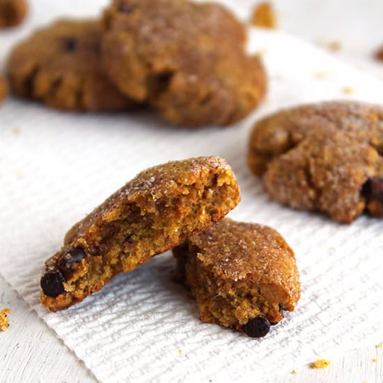 Healthy Pumpkin Snickerdoodles