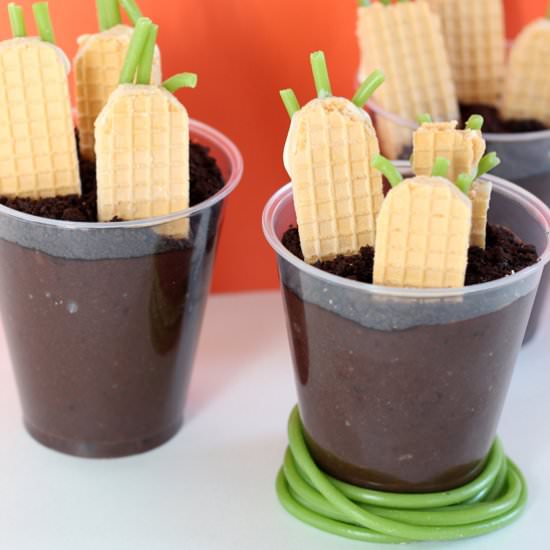Carrot Patch Pudding Cups