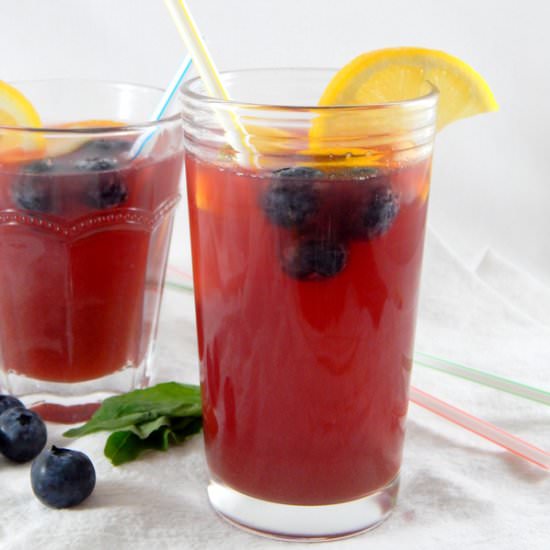 Blueberry Basil Lemonade
