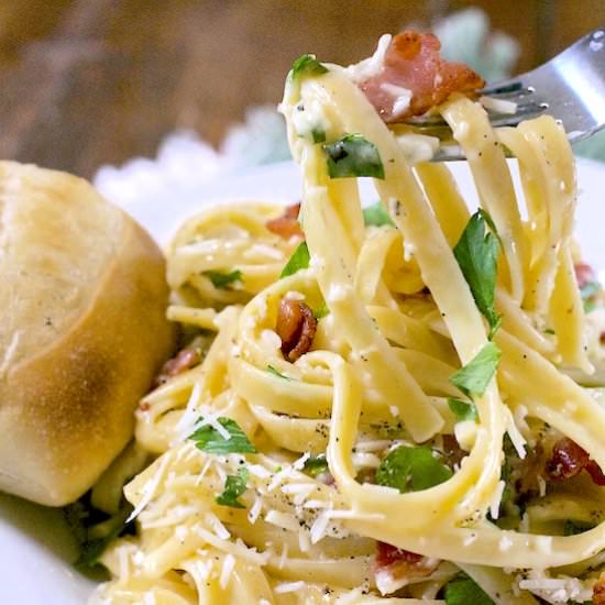 Quick Pasta Carbonara