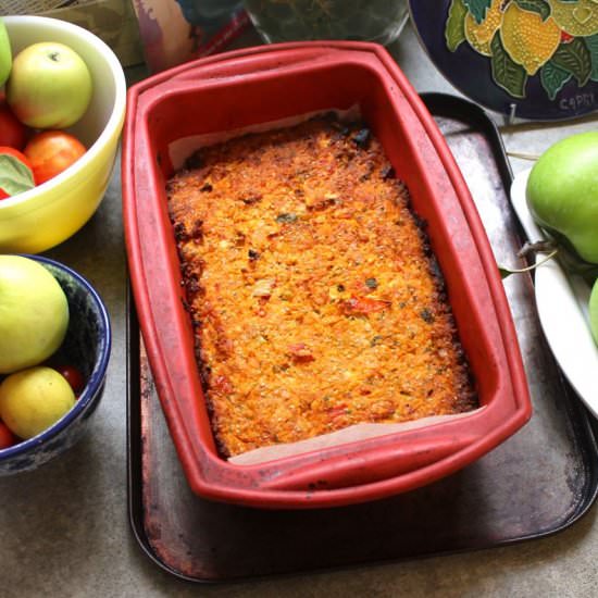 Carrot and Feta Nut Roast