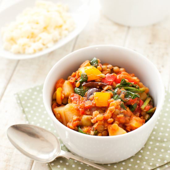 Lentil & Olive Stew