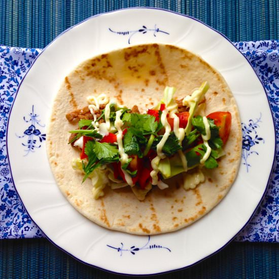 Tacos with Marinated Beef