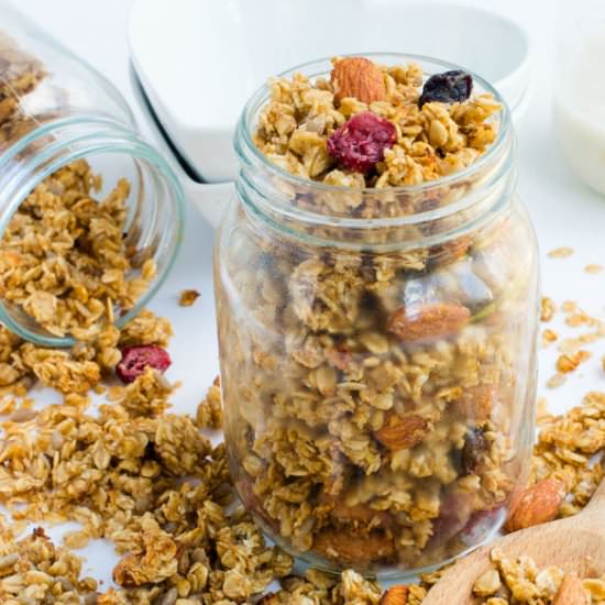 Homemade Gluten Free Granola