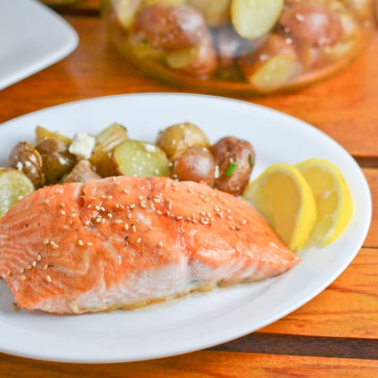Brown Sugar Glazed Salmon
