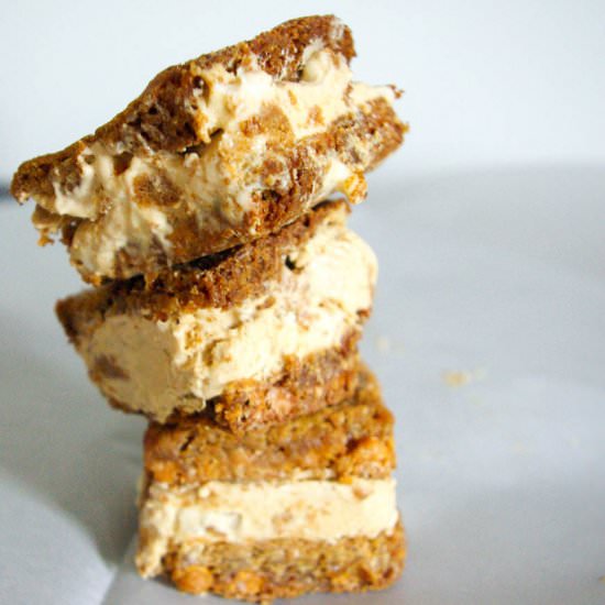Butterscotch Ice Cream Sandwiches