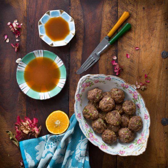 Duck Meatballs a L’Orange