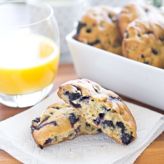 Lemon Blueberry Muffin Tops