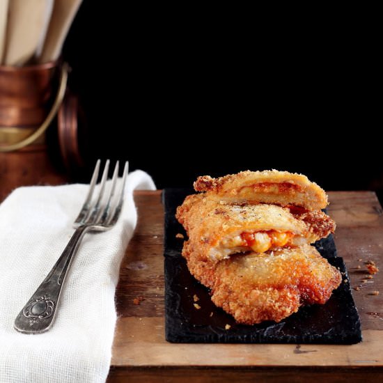 Pork stuffed spicy sausage cheese