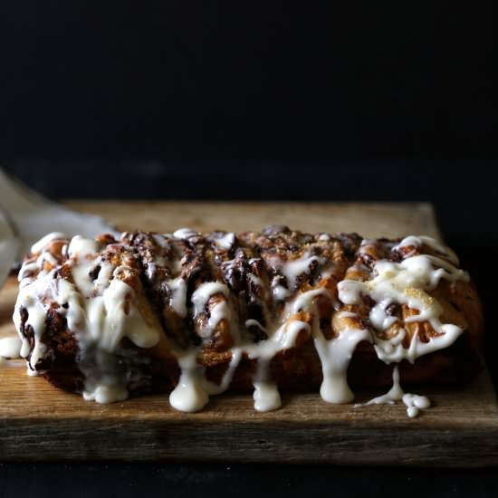 Tres Leches Pull-Apart Pizza Bread