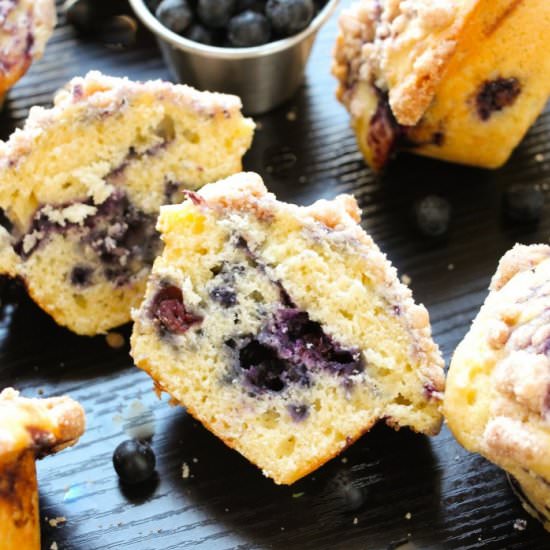 Best-Ever Blueberry Crumb Muffins