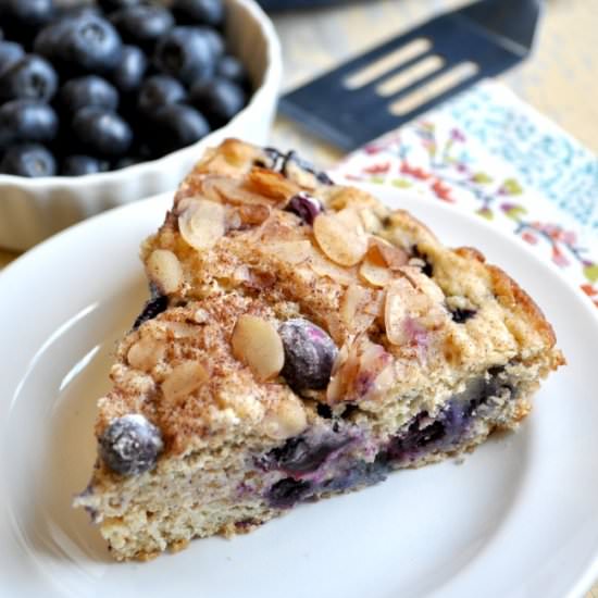Lightened-Up Blueberry Coffee Cake