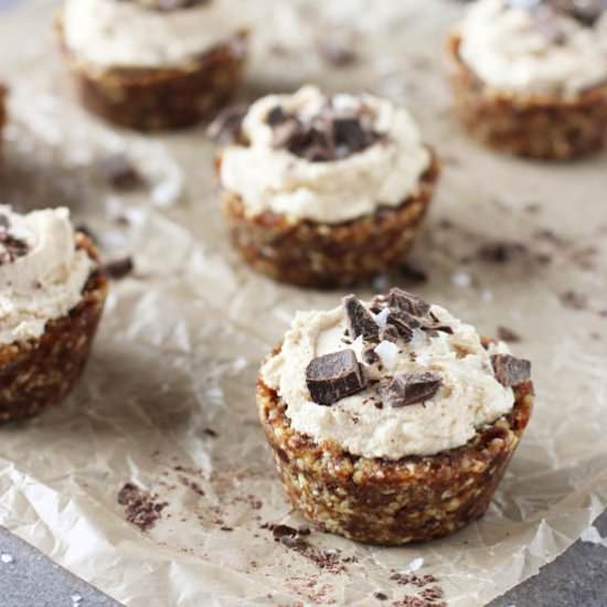 Peanut butter chocolate tarts